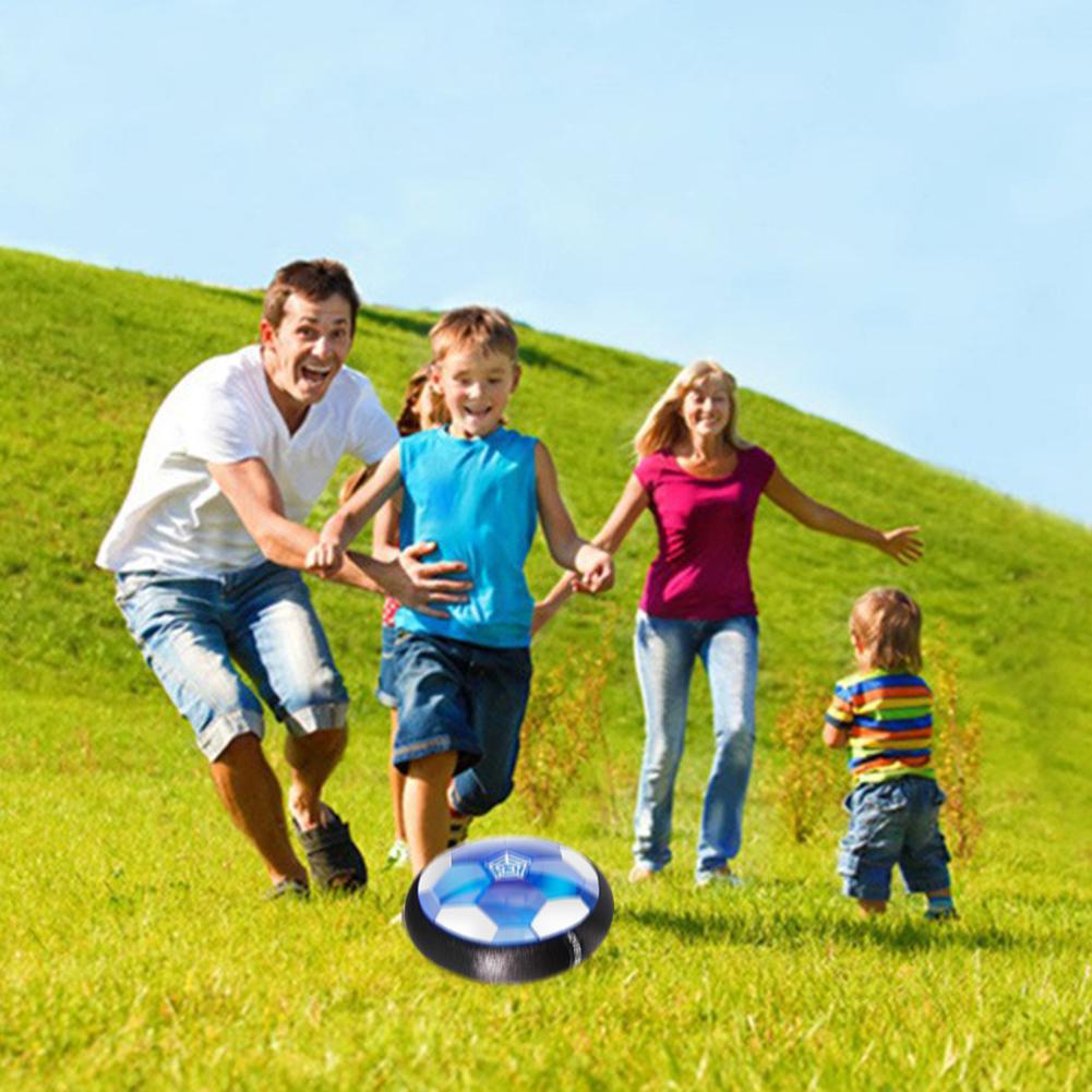 Air Power Hover Ball with LED Light and Foam Bumper Indoor Outdoor  Air Floating Soccer Ball Hover Ball for Boys Girls