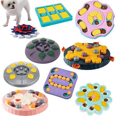 Zabawki Puzzle dla psów Powolny podajnik interaktywny Zwiększ IQ Dozownik karmy antypoślizgowa wolno jedząca miska gry dla kotów i psów