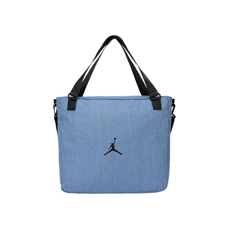

Jordan 18L Large Capacity Classic Logo Cotton Shoulder Tote Bag Unisex bags Denim-Blue JD2613226GS-002 Denim Blue