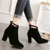 Fashion Women Boots Casual Comfortable 2025 Autumn New Female Ankle Boots Fashion Sexy Pointed Woman High-heel Short Boot Botas De Mujer