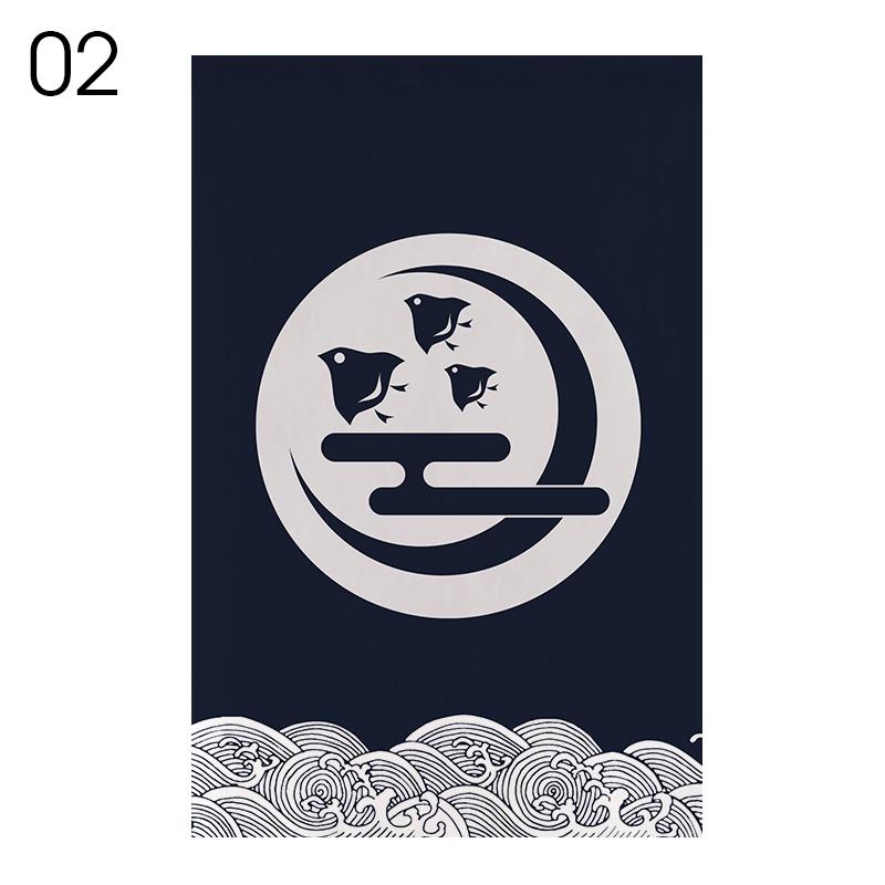 Japanese Tea Room Partition Pennant Kitchen Door Head Curtain Teahouse Hanging Short Curtain Sushi Restaurant Pub Bar Decor