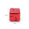 Metal Cube Spinner Fidget Toy Fingertips 3D Puzzle Gyro Gear Sensory Anti Stress Relief Educational Games for Kids Adults