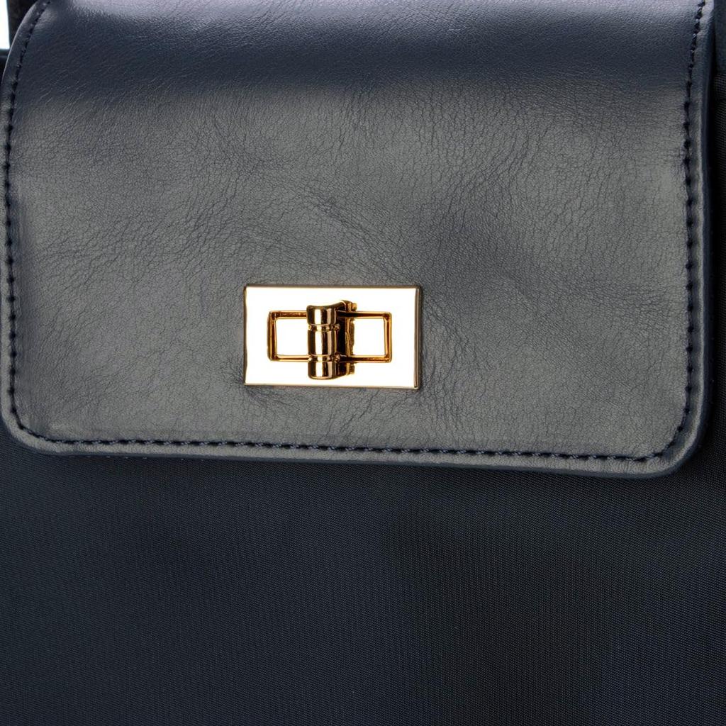 buyer Miho Yamato collaboration cowhide flap nylon tote bag NV [Perke] VERY's 81-00-00020 women's