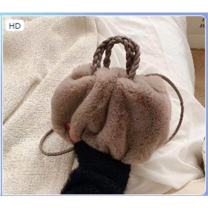 Plyšová taška, podzimní a zimní všestranná kabelka, nová skládaná taška cloud, prémiová taška přes rameno, dámská taška