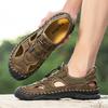 38-48 Sommer Herren Sandalen Outdoor Mesh Strand Sandalen Freizeitschuhe Sneaker Herren Leder Sandalen