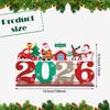 2026 Christmas Wooden Ornament Modern Attractive Accessories Tabletop Ornament Desktop Decoration for Shops Bookshelf Desktop