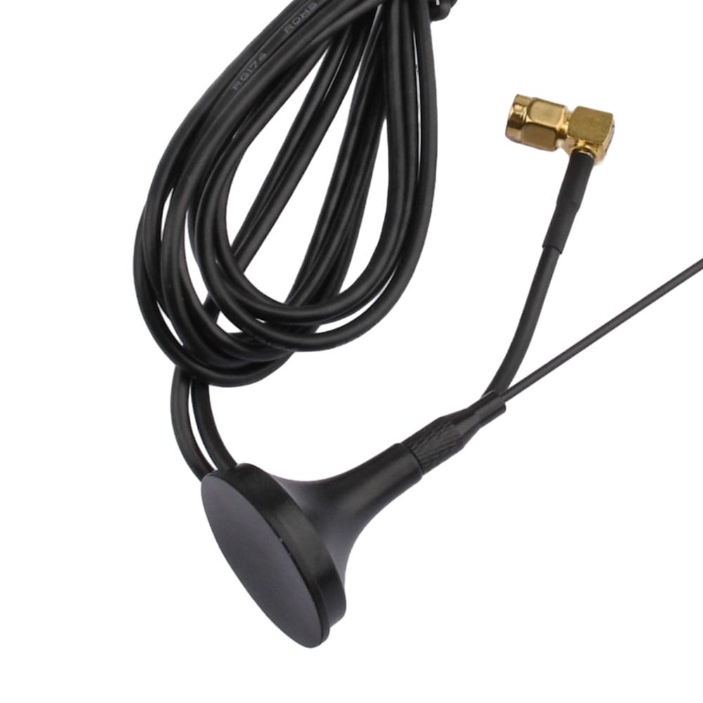 SMA Straight Male 433-860MHz 900-1800MHZ Wifi Antenna High Gain Magnet Base Sucker Antennas for Communications 3M