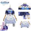 Genshin Impact Sangonomiya Kokomi Maid Cosplay Costume For Role Play And Halloween