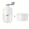 Manual Home Small Shaved Ice Machine Fruit Smoothie Maker Hand-Shake Ice Crusher Smoothie Ice Cream Maker For Home Kitchen