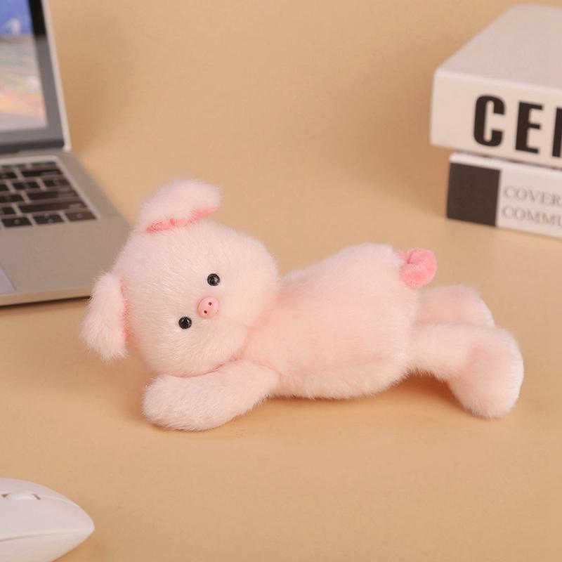 18Cm Cartoon Lying Stuffed Animal Cute Horse Duck Cow Frog Plushies Kawaii Office Companion Plush Wrist Pad Wrist Support Doll