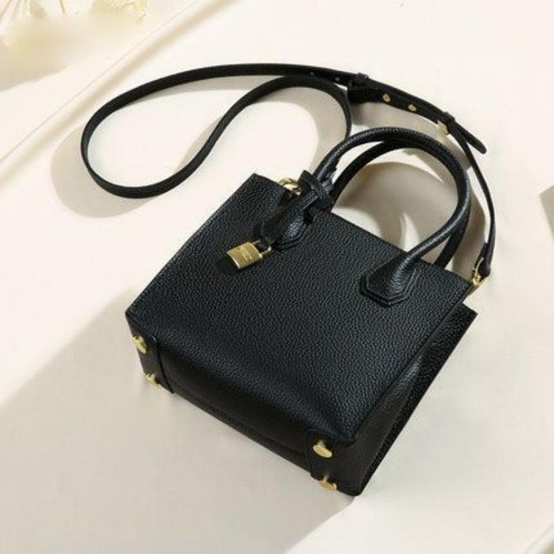 Taška Tote Top z pravé kůže dámská s uzamykatelným vrškem kabelka přes rameno crossbody