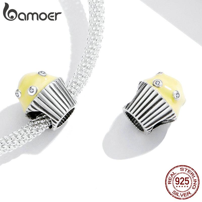 Bamoer 925 Sterling Sølv Ettermiddagste Fritidsserie Emalje Charm for Originalt Armbånd
