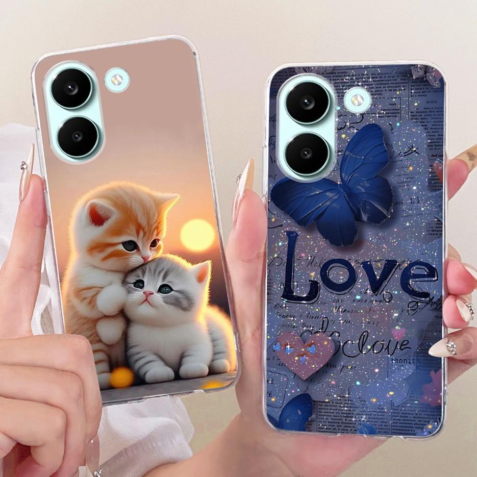 For Xiaomi Poco X8 Pro 5G Case Cute Love Heart Painted Cover Soft Slim Phone Case For Xiaomi Poco X8 Pro Max PocoX8 Pro 5G Shell