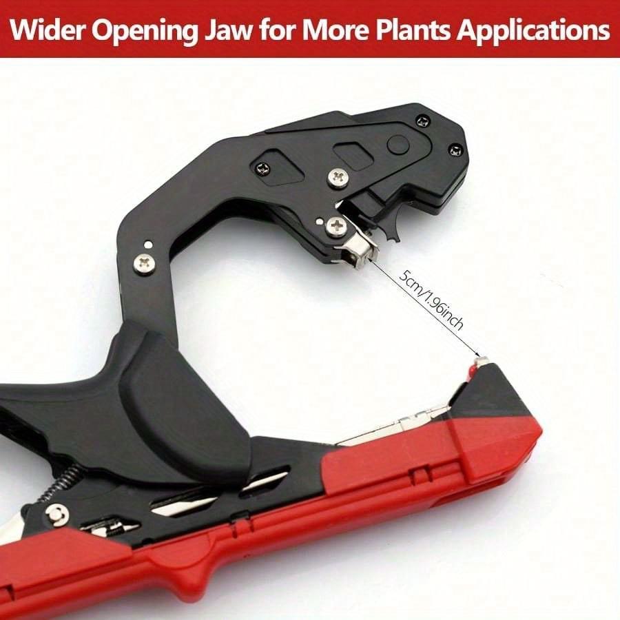 Pistola Engrapadora para Atar Plantas Máquina Atadora de Plantas con Cintas y Grapas Herramienta Manual Ligera de Cinta para Atar Plantas Para Atar Enredaderas