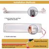 4 Stück 12V LED Auto Innenraum LED Licht Deckenleuchten Streifenlicht Mit Schalter Für Van LKW LKW Wohnmobil Wohnwagen Camping Boot