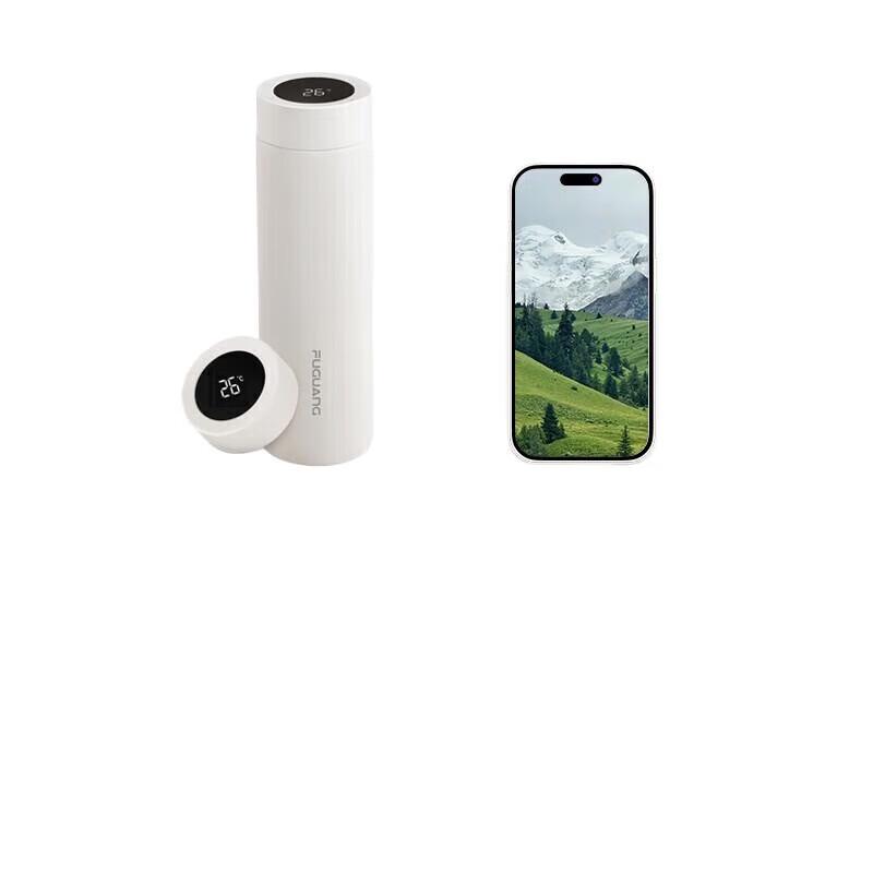 Fuguang Temperature Display Stainless Steel Thermos Cup