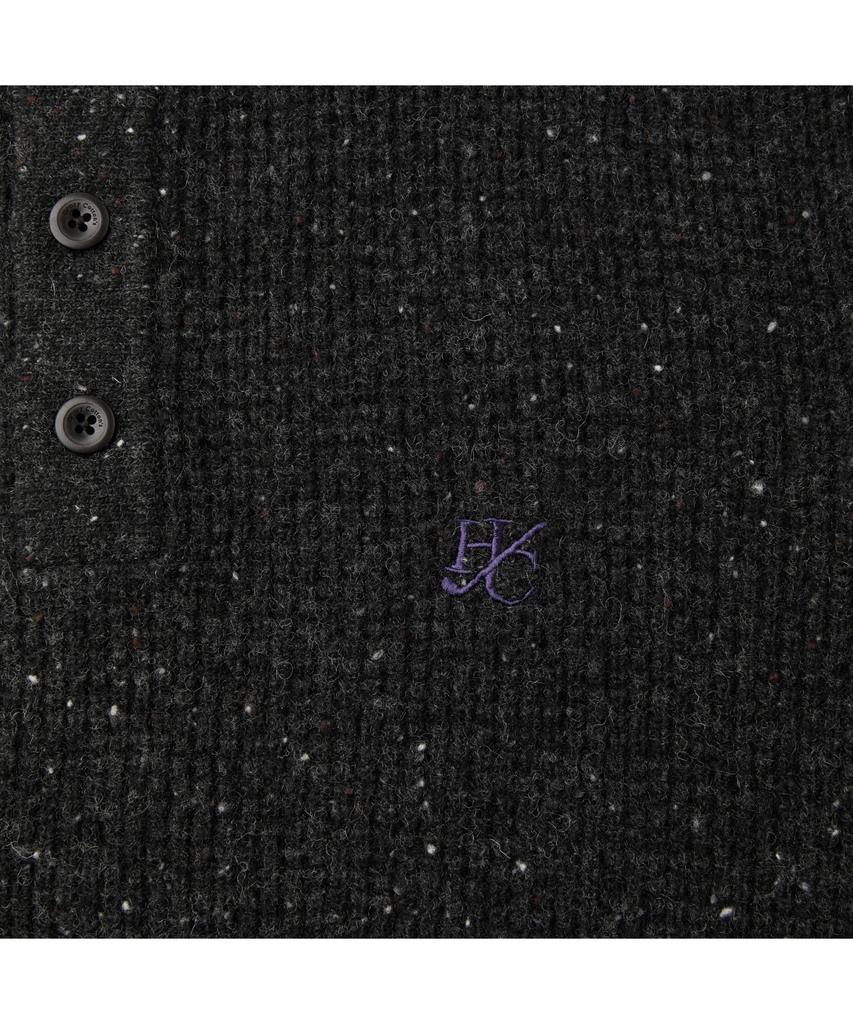 HENRY COTTONS [British Sporting Club] Waffle Polo Knit Abwaw26711Chr