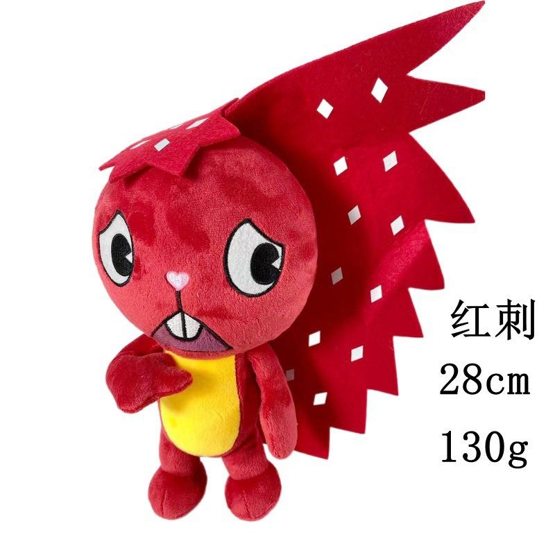 Happy Tree Friends Flippy Plush Toy Soldier Character Stuffed Doll Soft Animal Figure Home Sofa Decor Collectible Gift for Happy Tree Friends Game Fan