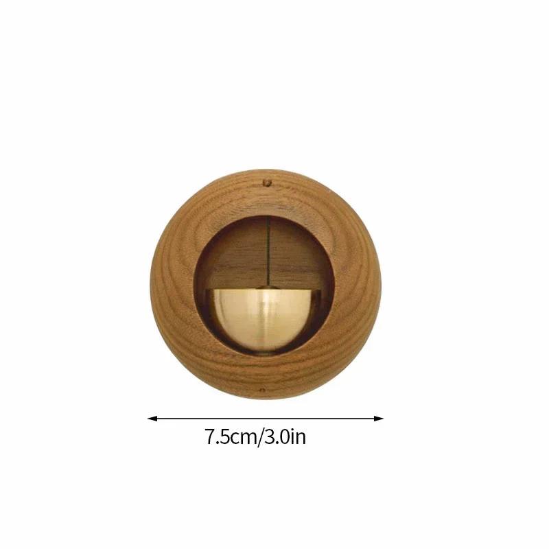Japanese Wooden Wind Bell Door Bell Wall Decoration Wind Chime Bell Decorating Vintage Doorbell Wind Bell Home Opening