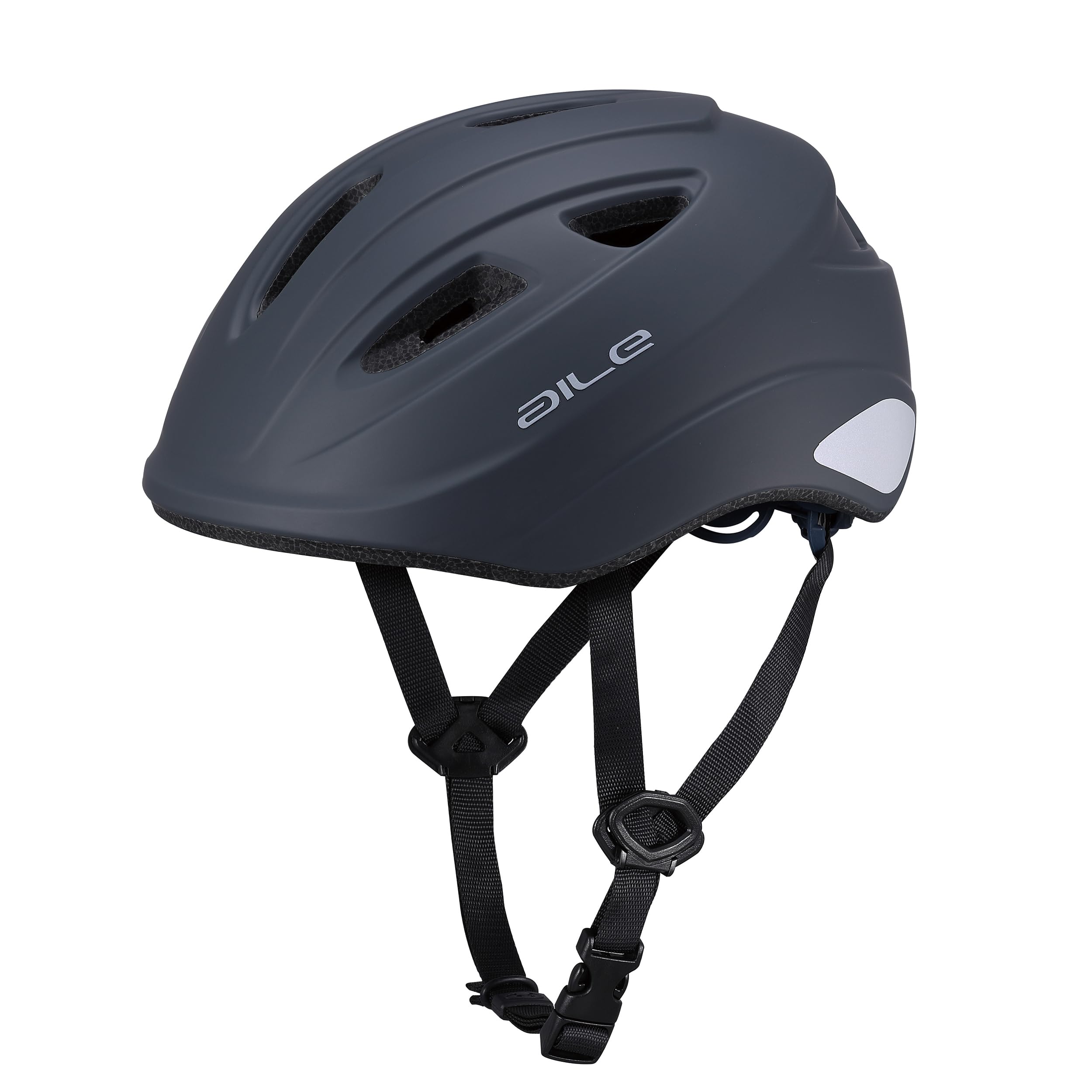 

KABUTO AILE Bicycle Matte for Children SG Certified Children s Helmet, Charcoal, (Head Circumference 54-56cm),
