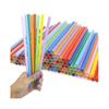 (1000PCS) 300/500/1000pcs 10.3in Jumbo Straws Smoothie Straws Milkshake Straws Extra Wide Extra Long Assorted Bright C