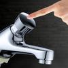 Heavy Type Alloys Basins Faucet Cold Water Only Leak Resistant Coppers Mechanism Easy Installation Bathroom Fixture