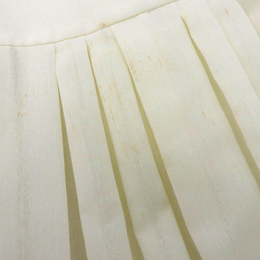 THE ROW Beautiful Pleated Skirt for Women, White, 0 4958-W1749 skirt 0 whiteUsed