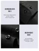 Spring and Autumn Business Casual Elastic Solid Color Long Sleeve Shirt for Men