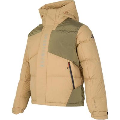 Farbblock Bequem Lässig Vielseitig Daunenjacke Herren Oberbekleidung Khaki JM4620