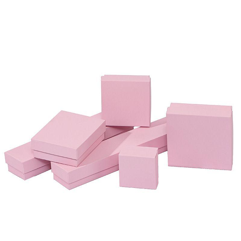 Stylish Cardboard Jewelry Box For Ring And Necklace Sleek Storage Packing Organizer