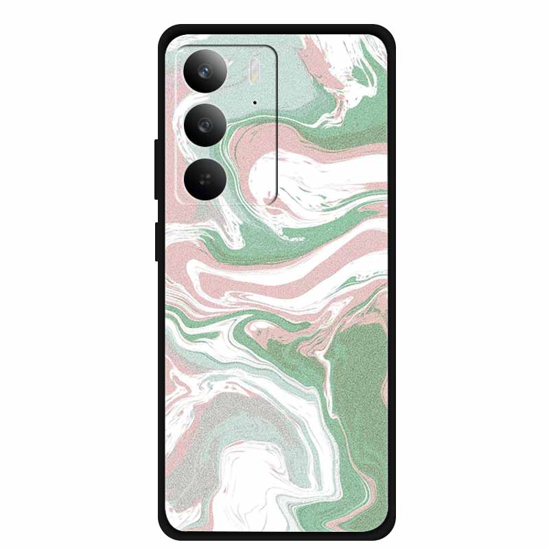 Cover per Realme C75 RMX3941 C75X 4G Posteriore Morbida in Silicone Colorata Lusso TPU Custodia Telefono C 75 Bumper Girly Gradiente Viola