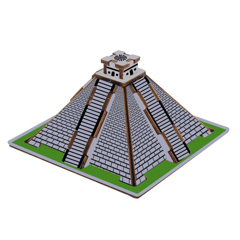 2021 New Wooden 3D Jigsaw Puzzle: DIY Creative Model for Children's Education