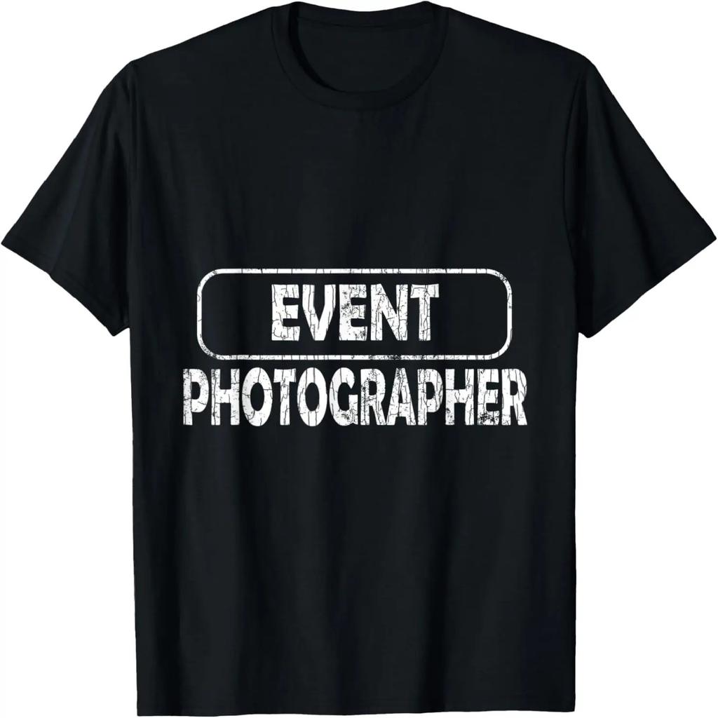Event Photographer Funny Photography Camera Graphic T-Shirt