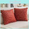 Pillow Heartshaped Cover Solid Color Plush Pillowcase Car Sofa Cushion Bedroom