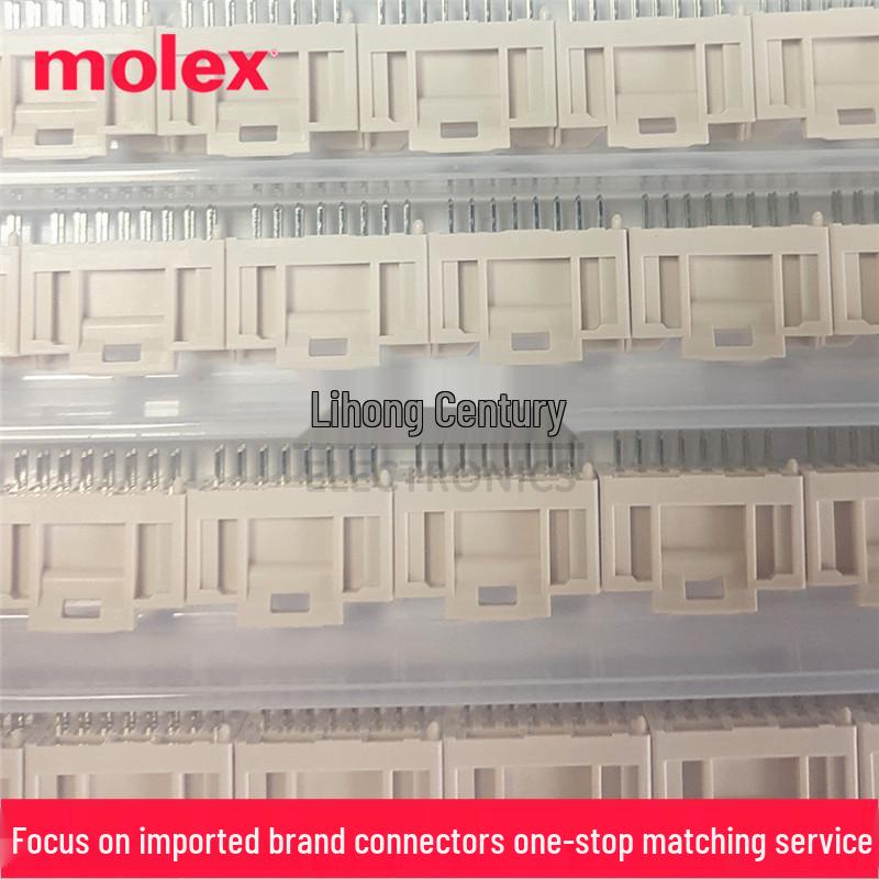 Molex 501645-1620 Double Row PCB Straight Pin Socket, 16 Pins, 2.00mm Pitch