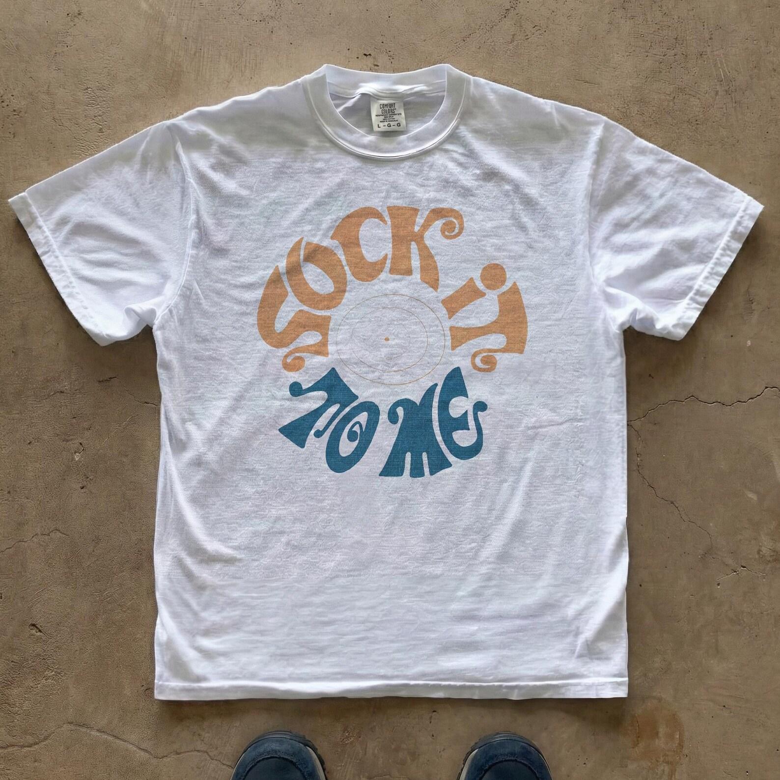 Fight Club Sock It To Me T-Shirt | Tyler Durden Retro 70s Typography S
