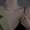 925 Sterling Silver Zircon Pendant Necklace Necklace Women Fashion Jewelry