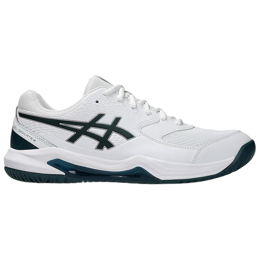 Asics Gel Dedicate 8 Wide White Saxon Green Men Sneakers 1041A410-104