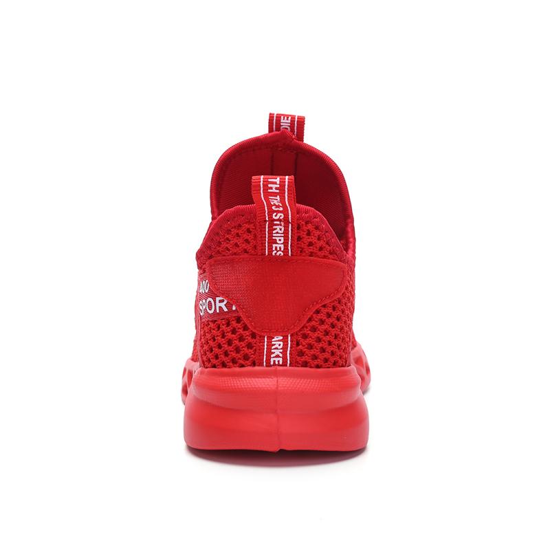 Dětská letní módní lehká dutá jednosíťová dětská obuv venkovní sportovní a volnočasová obuv běžecká obuv