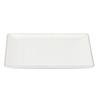 Wedgwood Official Wedding Gift Geo Platinum Square Wedding Gift for the Bride and Officially Imported Wrapping Tray, Pair, White, Tableware, Groom,