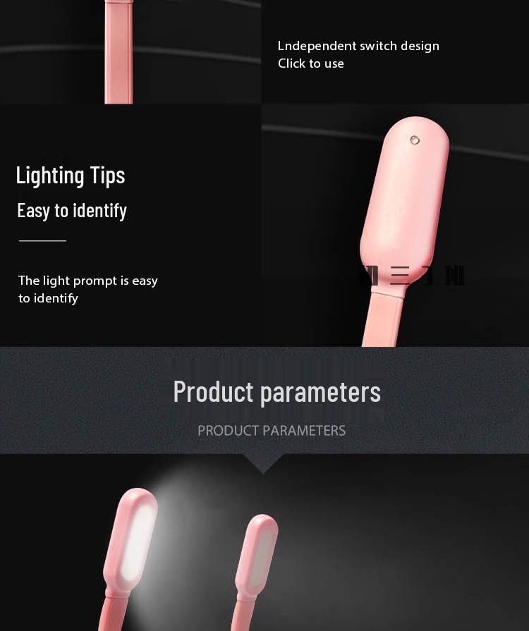 Eye-Protecting LED Bedside Clip Lamp for Dorms and Bedrooms