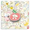 52 Cute Hand-Painted Spring Puppies Stickers - Waterproof Pet & Heart Decorations for Milk Tea Cups
