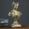 European Ancient Greek Statue Retro Goddes Venus Head Athena Figurine Themis Goddess of Justice Sculpture Office Home Decoration