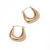 European and American Jewelry Ins Cold Wind Smooth Geometric U-shaped High-grade Element Ring Simple Light Luxury Earrings