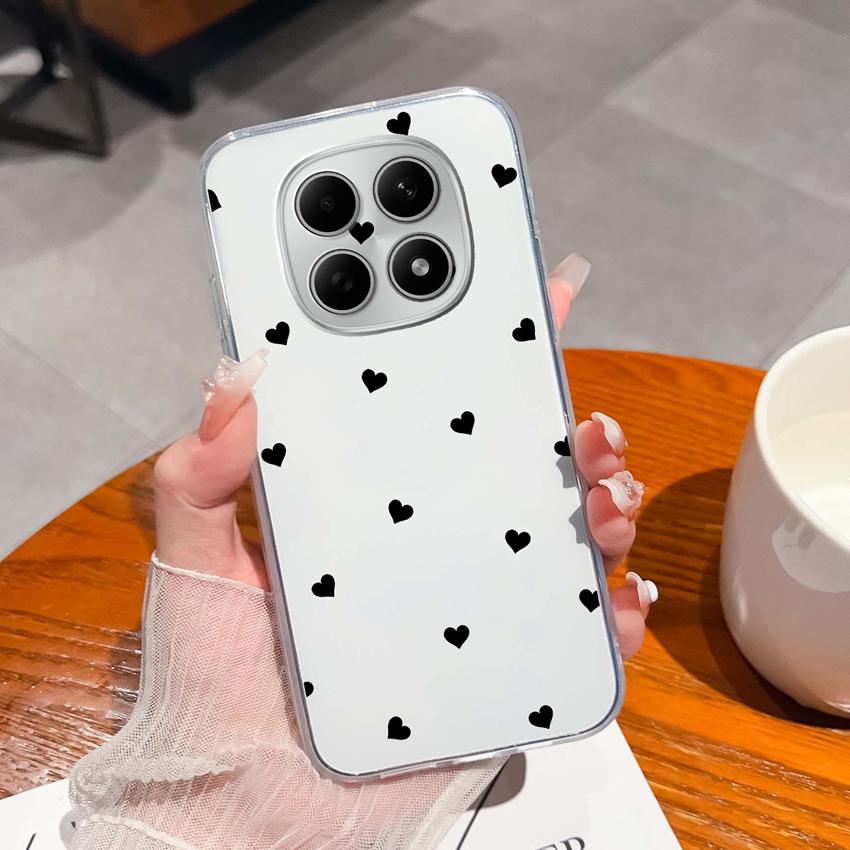 

Подходит для Redmi Note 15 14 Pro 14S 15 15C A5 A1 Популярный Креативный Чехол для Телефона с Буквами и Узорами Прозрачный Силиконовый Нескользящий Чехол для Корпуса Redmi Redmi Note 14 Pro 4G