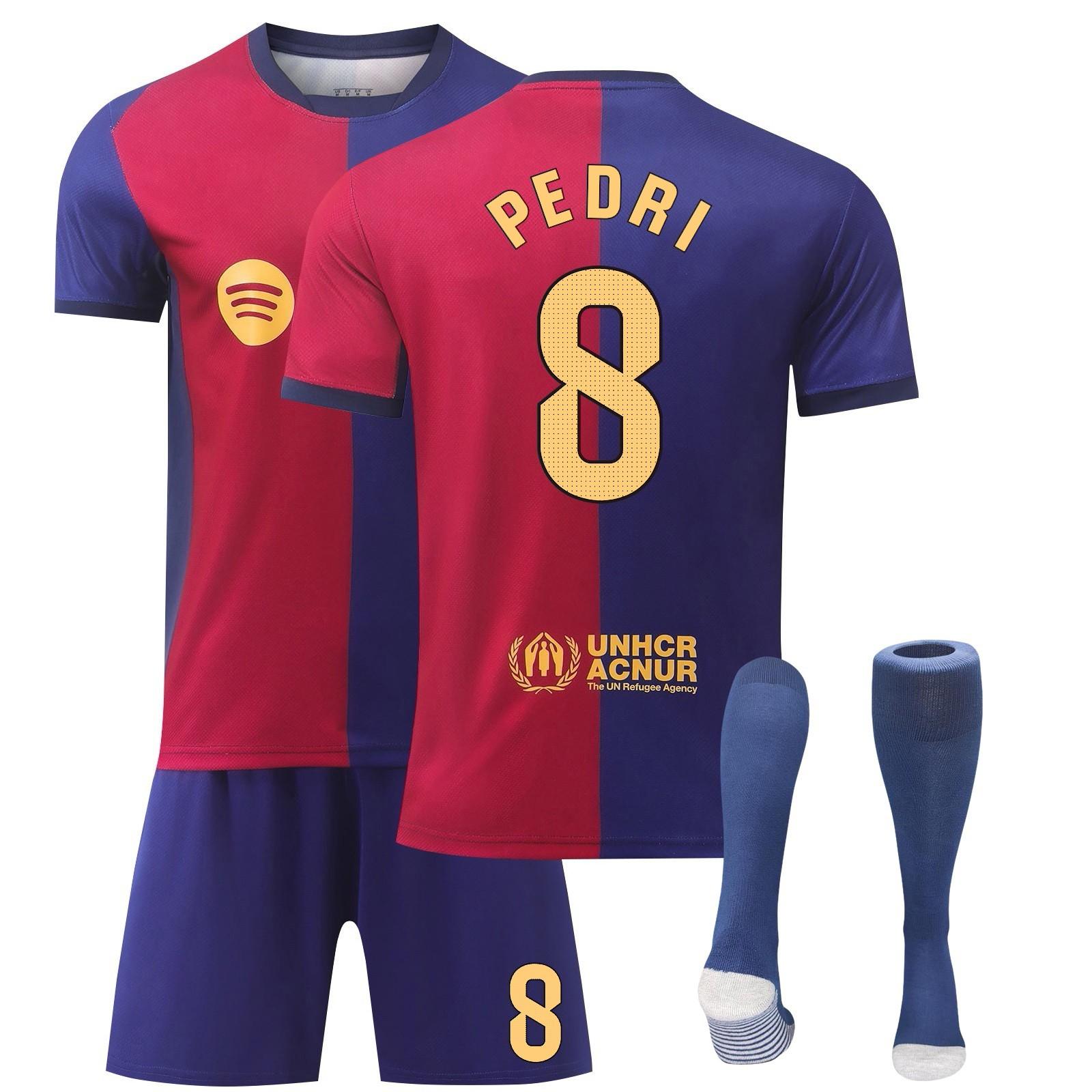 2425Maglie Barcellona Squadra Sportiva Uniforme Set Tuta da Allenamento Calcio Set 26