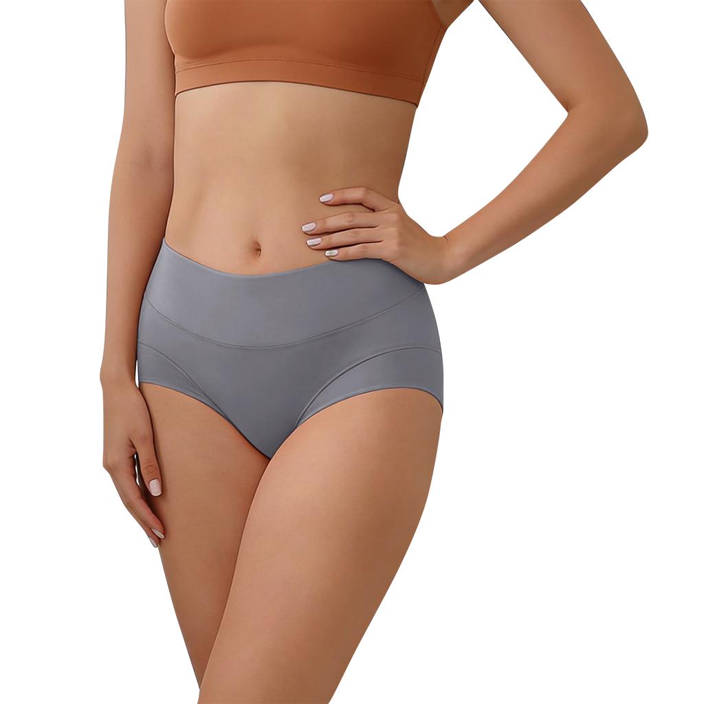 Seamless High Waist Shaping Underwear Women Breathable Four Corner Boxer Briefs Soft Stretch Fabric Comfortable Fit