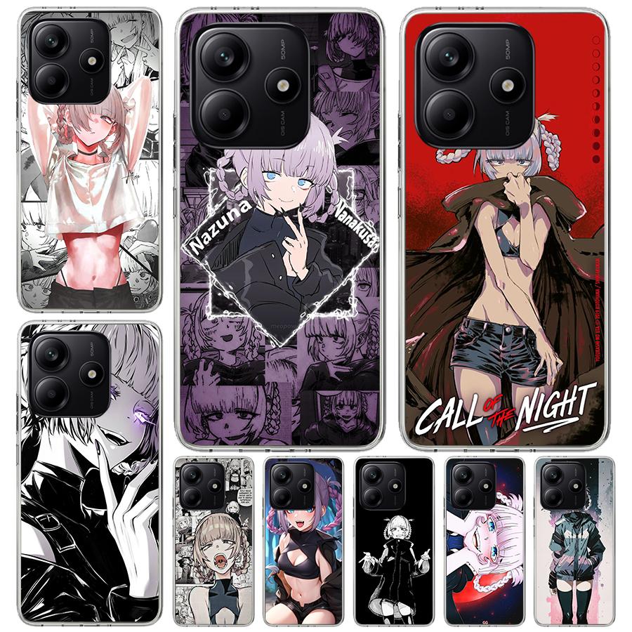 Nazuna Nanakusa Anime Soft Phone Case For Xiaomi Redmi Note 15 14 14S 13 12 Pro Plus 12S 11 11S 11E 10 10S 11T 5G Fundas Coque R
