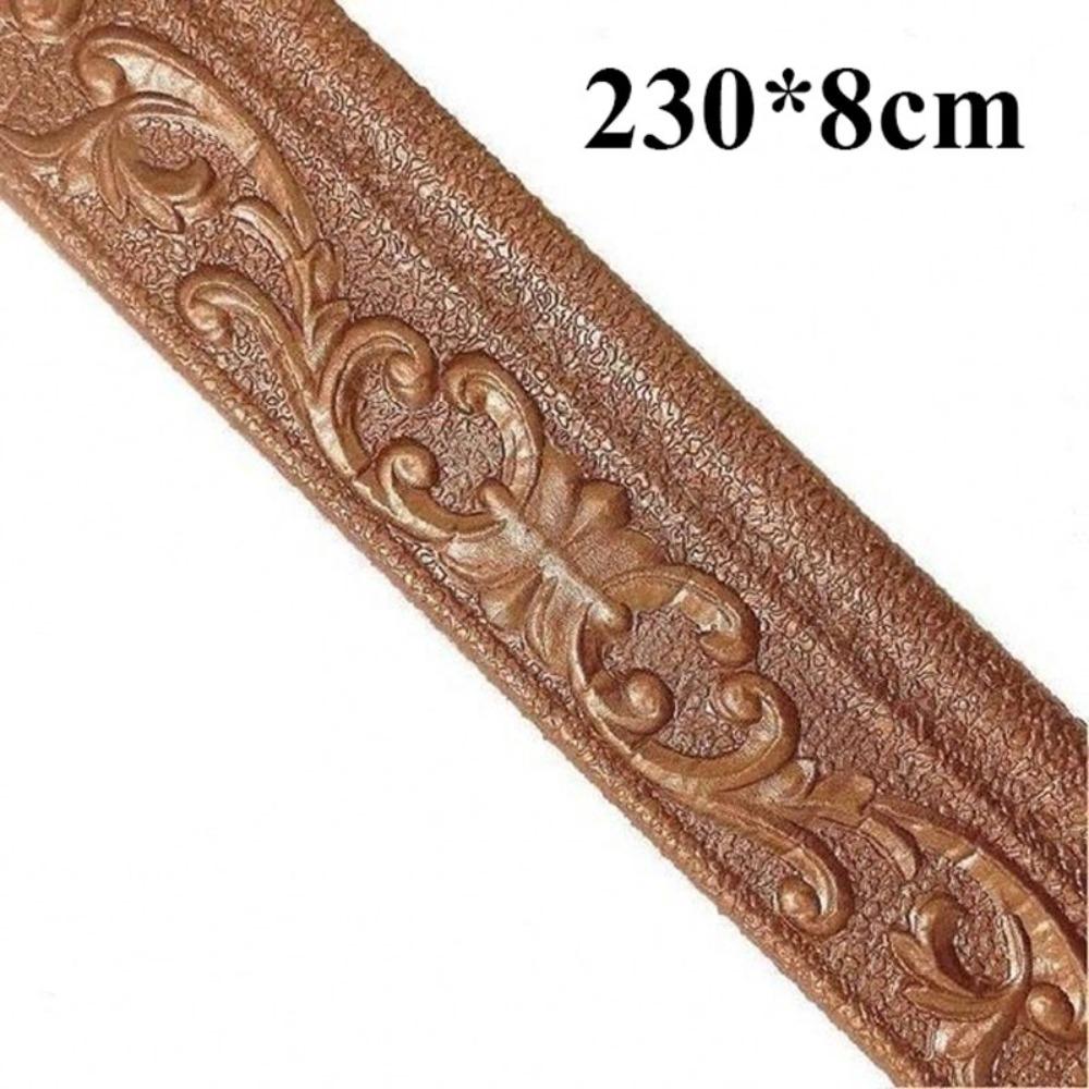 

New 3D Wall Skirting Border Waterproof Door Frame Decoration Wallpaper Self Adhesive TV Background Wall