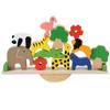 Wooden Animal See-Saw Stacking Game: Fine Motor Skills Educational Toy